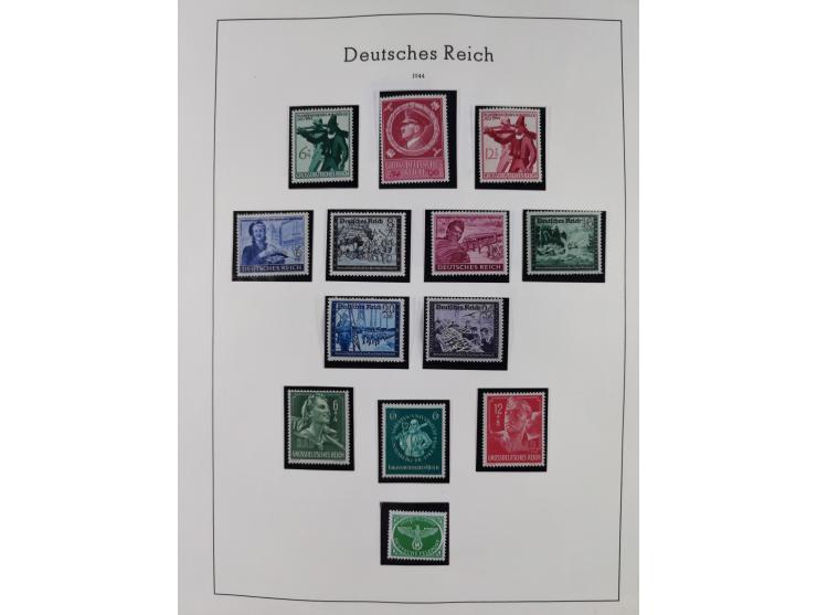 1872/1946, ungebrauchte/postfrische und gestempelte Sammlung ab Deutsches Reich mit besseren, ab 1933 viele postfrische Ausga