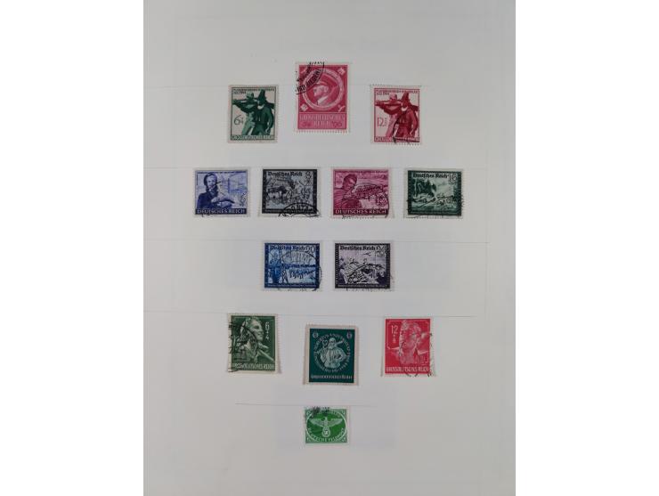 1872/1946, ungebrauchte/postfrische und gestempelte Sammlung ab Deutsches Reich mit besseren, ab 1933 viele postfrische Ausga