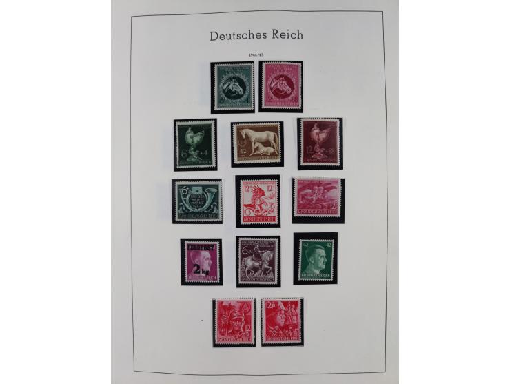 1872/1946, ungebrauchte/postfrische und gestempelte Sammlung ab Deutsches Reich mit besseren, ab 1933 viele postfrische Ausga