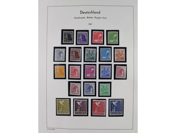 1872/1946, ungebrauchte/postfrische und gestempelte Sammlung ab Deutsches Reich mit besseren, ab 1933 viele postfrische Ausga