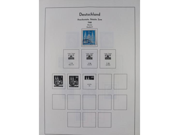 1872/1946, ungebrauchte/postfrische und gestempelte Sammlung ab Deutsches Reich mit besseren, ab 1933 viele postfrische Ausga