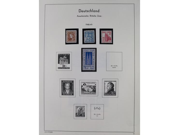 1872/1946, ungebrauchte/postfrische und gestempelte Sammlung ab Deutsches Reich mit besseren, ab 1933 viele postfrische Ausga