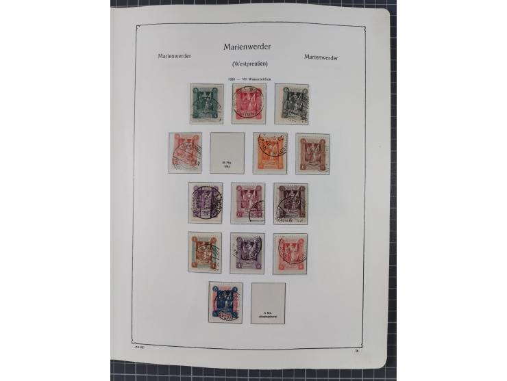 1872/1946, ungebrauchte/postfrische und gestempelte Sammlung ab Deutsches Reich mit besseren, ab 1933 viele postfrische Ausga