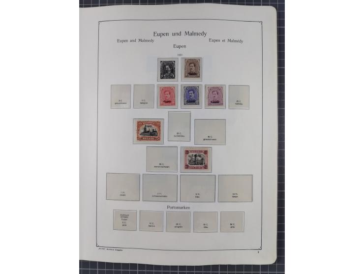 1872/1946, ungebrauchte/postfrische und gestempelte Sammlung ab Deutsches Reich mit besseren, ab 1933 viele postfrische Ausga