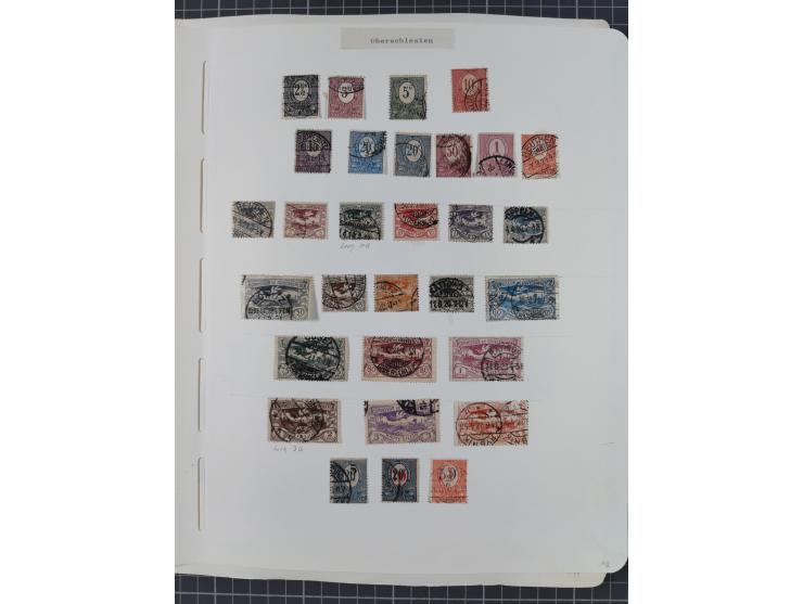 1872/1946, ungebrauchte/postfrische und gestempelte Sammlung ab Deutsches Reich mit besseren, ab 1933 viele postfrische Ausga