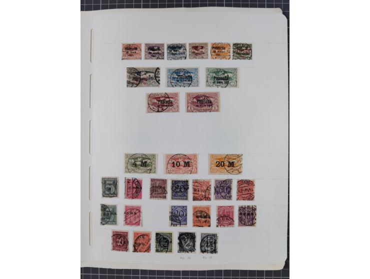 1872/1946, ungebrauchte/postfrische und gestempelte Sammlung ab Deutsches Reich mit besseren, ab 1933 viele postfrische Ausga