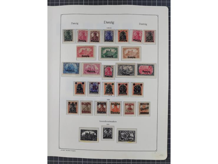 1872/1946, ungebrauchte/postfrische und gestempelte Sammlung ab Deutsches Reich mit besseren, ab 1933 viele postfrische Ausga