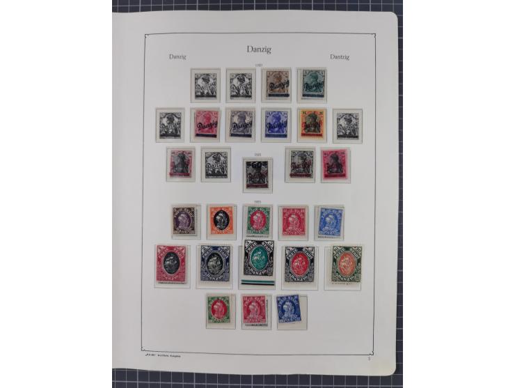 1872/1946, ungebrauchte/postfrische und gestempelte Sammlung ab Deutsches Reich mit besseren, ab 1933 viele postfrische Ausga