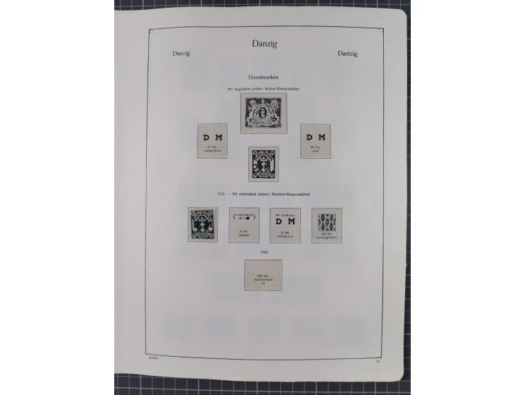 1872/1946, ungebrauchte/postfrische und gestempelte Sammlung ab Deutsches Reich mit besseren, ab 1933 viele postfrische Ausga