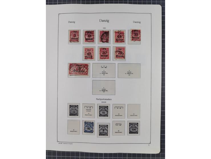 1872/1946, ungebrauchte/postfrische und gestempelte Sammlung ab Deutsches Reich mit besseren, ab 1933 viele postfrische Ausga