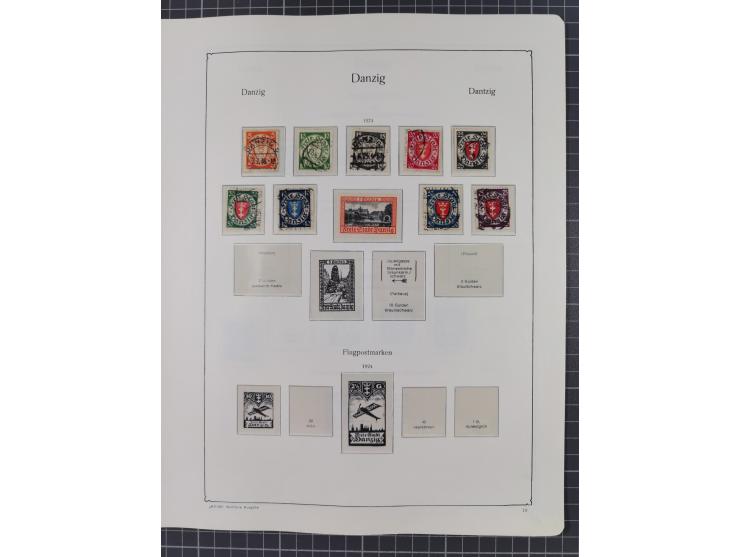 1872/1946, ungebrauchte/postfrische und gestempelte Sammlung ab Deutsches Reich mit besseren, ab 1933 viele postfrische Ausga