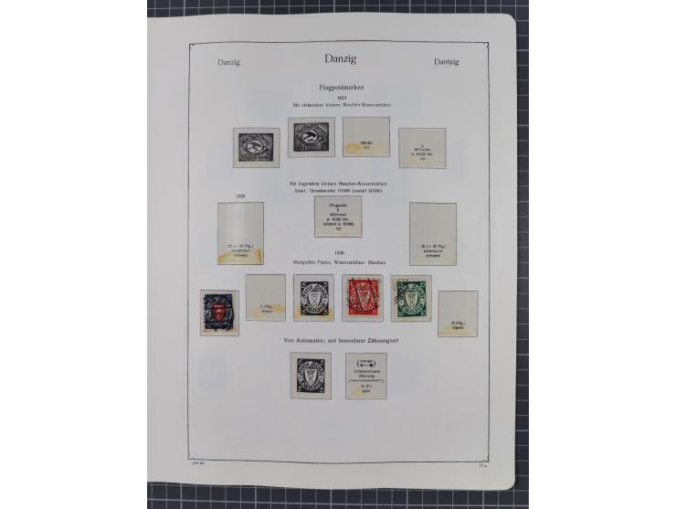 1872/1946, ungebrauchte/postfrische und gestempelte Sammlung ab Deutsches Reich mit besseren, ab 1933 viele postfrische Ausga