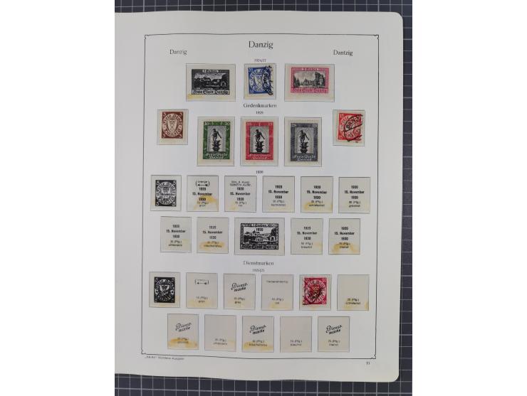 1872/1946, ungebrauchte/postfrische und gestempelte Sammlung ab Deutsches Reich mit besseren, ab 1933 viele postfrische Ausga