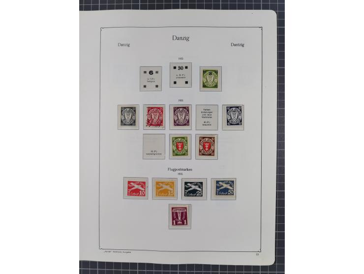 1872/1946, ungebrauchte/postfrische und gestempelte Sammlung ab Deutsches Reich mit besseren, ab 1933 viele postfrische Ausga