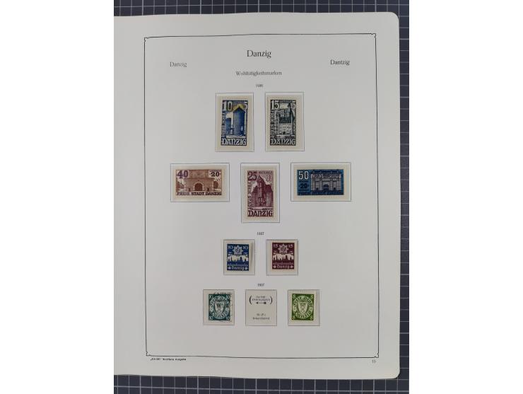 1872/1946, ungebrauchte/postfrische und gestempelte Sammlung ab Deutsches Reich mit besseren, ab 1933 viele postfrische Ausga