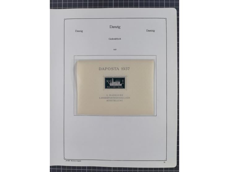 1872/1946, ungebrauchte/postfrische und gestempelte Sammlung ab Deutsches Reich mit besseren, ab 1933 viele postfrische Ausga