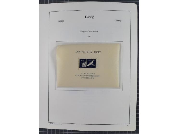 1872/1946, ungebrauchte/postfrische und gestempelte Sammlung ab Deutsches Reich mit besseren, ab 1933 viele postfrische Ausga