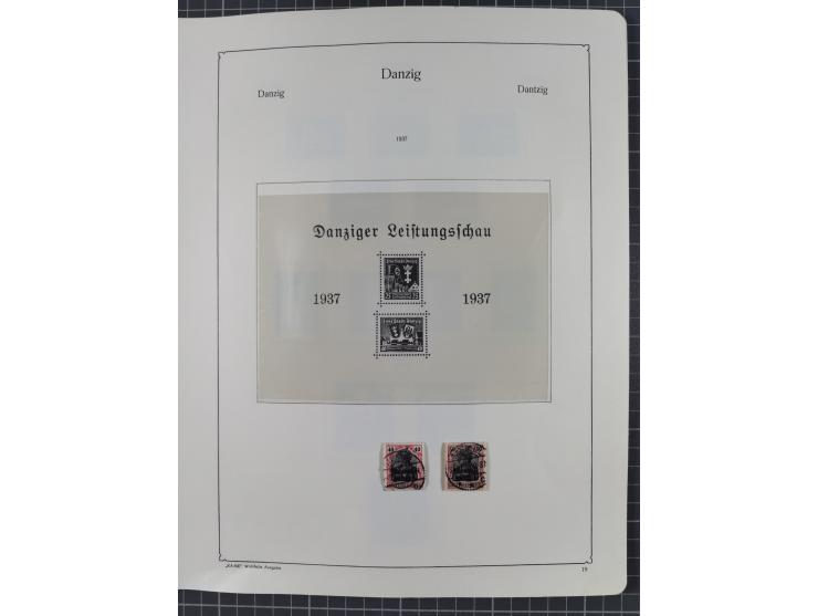 1872/1946, ungebrauchte/postfrische und gestempelte Sammlung ab Deutsches Reich mit besseren, ab 1933 viele postfrische Ausga