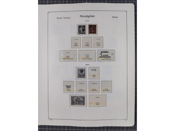 1872/1946, ungebrauchte/postfrische und gestempelte Sammlung ab Deutsches Reich mit besseren, ab 1933 viele postfrische Ausga