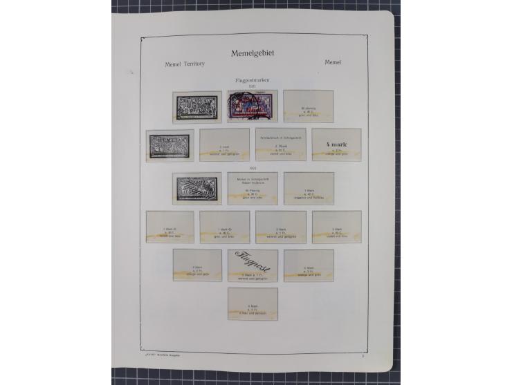 1872/1946, ungebrauchte/postfrische und gestempelte Sammlung ab Deutsches Reich mit besseren, ab 1933 viele postfrische Ausga