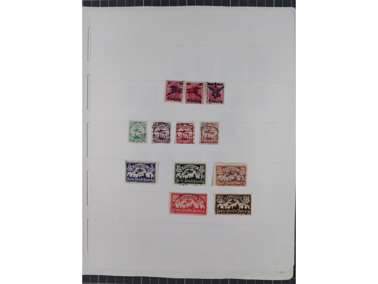 1872/1946, ungebrauchte/postfrische und gestempelte Sammlung ab Deutsches Reich mit besseren, ab 1933 viele postfrische Ausga