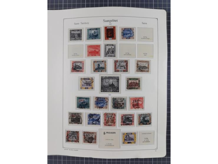 1872/1946, ungebrauchte/postfrische und gestempelte Sammlung ab Deutsches Reich mit besseren, ab 1933 viele postfrische Ausga