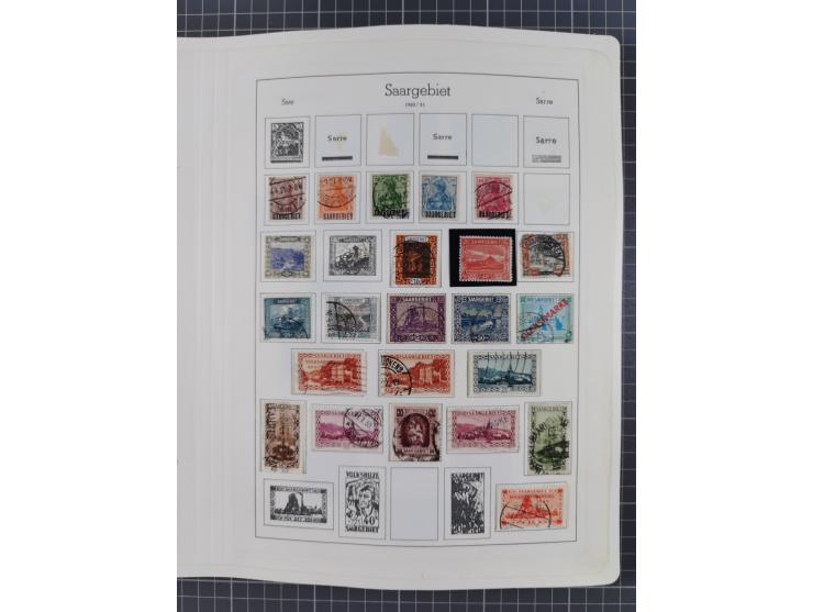 1872/1946, ungebrauchte/postfrische und gestempelte Sammlung ab Deutsches Reich mit besseren, ab 1933 viele postfrische Ausga