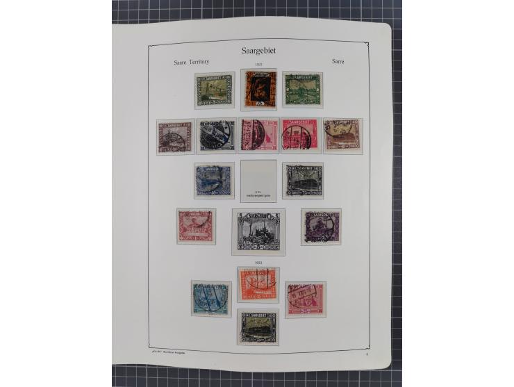 1872/1946, ungebrauchte/postfrische und gestempelte Sammlung ab Deutsches Reich mit besseren, ab 1933 viele postfrische Ausga