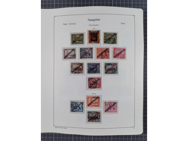 1872/1946, ungebrauchte/postfrische und gestempelte Sammlung ab Deutsches Reich mit besseren, ab 1933 viele postfrische Ausga