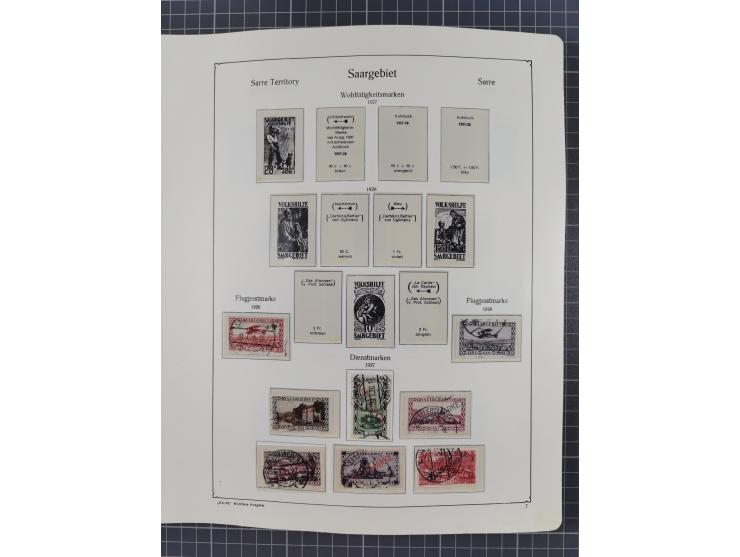 1872/1946, ungebrauchte/postfrische und gestempelte Sammlung ab Deutsches Reich mit besseren, ab 1933 viele postfrische Ausga