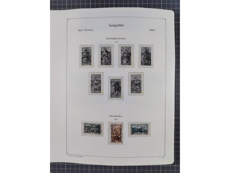 1872/1946, ungebrauchte/postfrische und gestempelte Sammlung ab Deutsches Reich mit besseren, ab 1933 viele postfrische Ausga