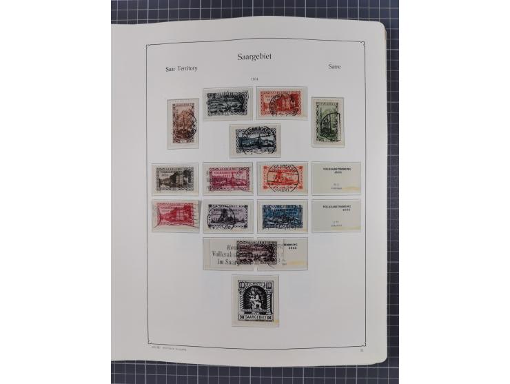 1872/1946, ungebrauchte/postfrische und gestempelte Sammlung ab Deutsches Reich mit besseren, ab 1933 viele postfrische Ausga