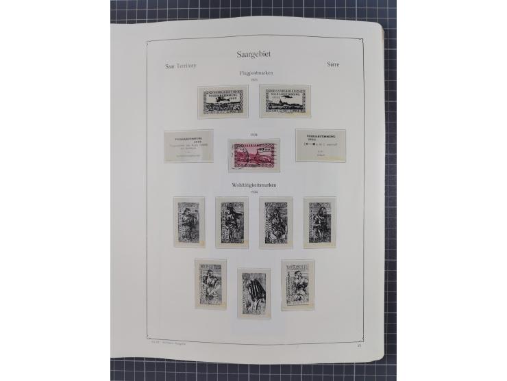 1872/1946, ungebrauchte/postfrische und gestempelte Sammlung ab Deutsches Reich mit besseren, ab 1933 viele postfrische Ausga