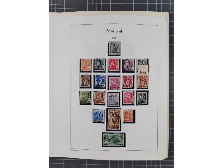 1872/1946, ungebrauchte/postfrische und gestempelte Sammlung ab Deutsches Reich mit besseren, ab 1933 viele postfrische Ausga