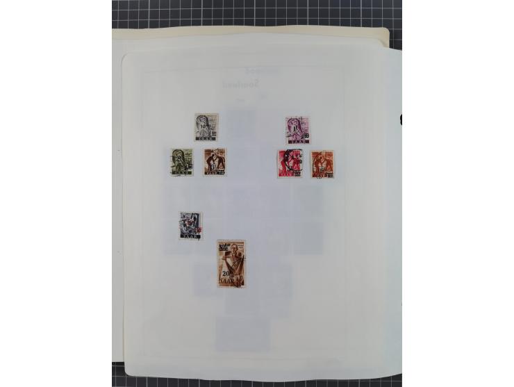 1872/1946, ungebrauchte/postfrische und gestempelte Sammlung ab Deutsches Reich mit besseren, ab 1933 viele postfrische Ausga