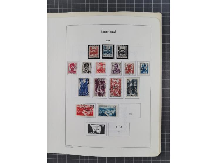 1872/1946, ungebrauchte/postfrische und gestempelte Sammlung ab Deutsches Reich mit besseren, ab 1933 viele postfrische Ausga