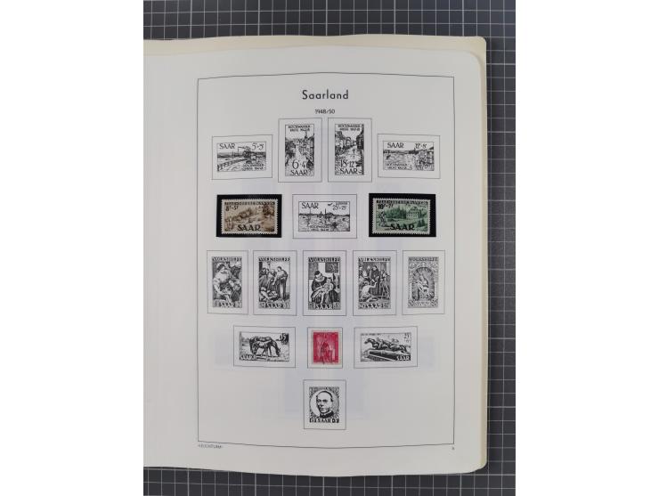 1872/1946, ungebrauchte/postfrische und gestempelte Sammlung ab Deutsches Reich mit besseren, ab 1933 viele postfrische Ausga