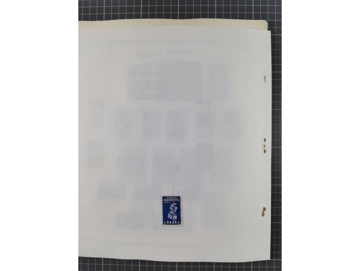 1872/1946, ungebrauchte/postfrische und gestempelte Sammlung ab Deutsches Reich mit besseren, ab 1933 viele postfrische Ausga