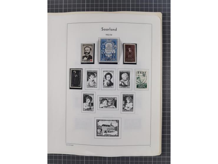 1872/1946, ungebrauchte/postfrische und gestempelte Sammlung ab Deutsches Reich mit besseren, ab 1933 viele postfrische Ausga