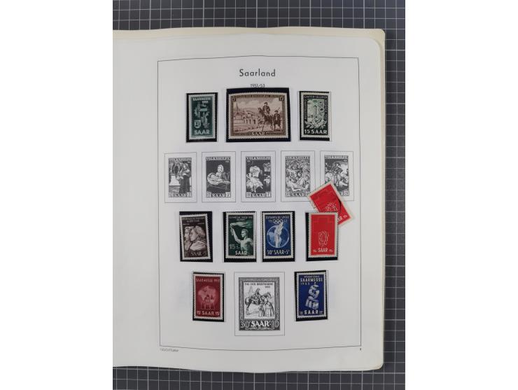 1872/1946, ungebrauchte/postfrische und gestempelte Sammlung ab Deutsches Reich mit besseren, ab 1933 viele postfrische Ausga