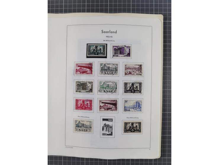 1872/1946, ungebrauchte/postfrische und gestempelte Sammlung ab Deutsches Reich mit besseren, ab 1933 viele postfrische Ausga