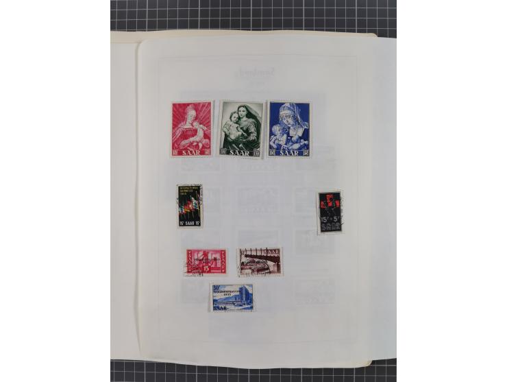 1872/1946, ungebrauchte/postfrische und gestempelte Sammlung ab Deutsches Reich mit besseren, ab 1933 viele postfrische Ausga