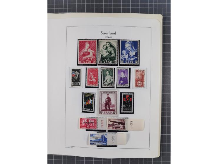 1872/1946, ungebrauchte/postfrische und gestempelte Sammlung ab Deutsches Reich mit besseren, ab 1933 viele postfrische Ausga