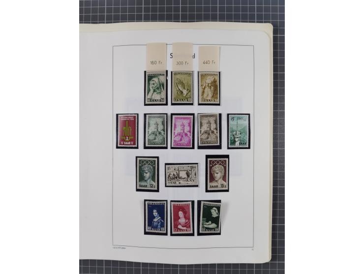 1872/1946, ungebrauchte/postfrische und gestempelte Sammlung ab Deutsches Reich mit besseren, ab 1933 viele postfrische Ausga