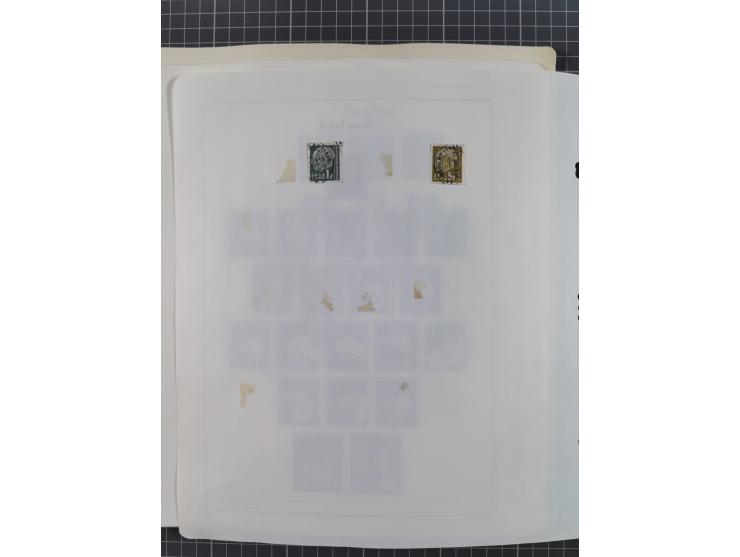 1872/1946, ungebrauchte/postfrische und gestempelte Sammlung ab Deutsches Reich mit besseren, ab 1933 viele postfrische Ausga