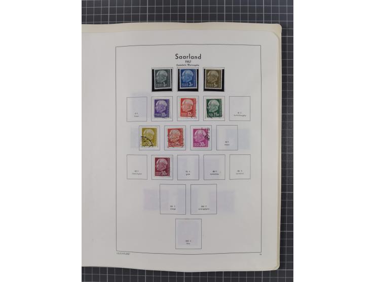 1872/1946, ungebrauchte/postfrische und gestempelte Sammlung ab Deutsches Reich mit besseren, ab 1933 viele postfrische Ausga