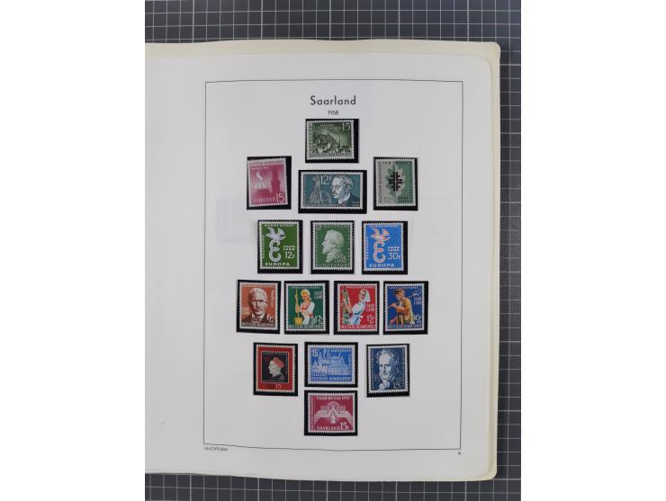 1872/1946, ungebrauchte/postfrische und gestempelte Sammlung ab Deutsches Reich mit besseren, ab 1933 viele postfrische Ausga