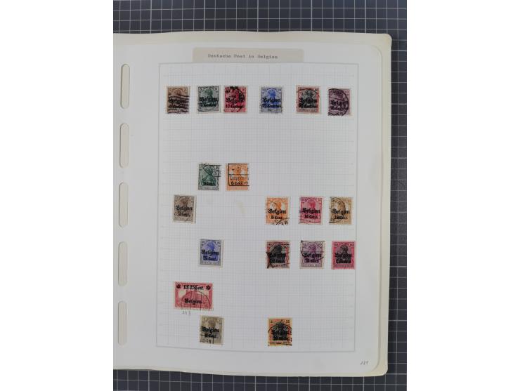 1872/1946, ungebrauchte/postfrische und gestempelte Sammlung ab Deutsches Reich mit besseren, ab 1933 viele postfrische Ausga