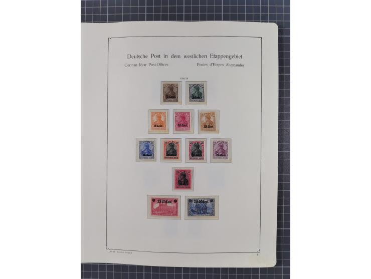 1872/1946, ungebrauchte/postfrische und gestempelte Sammlung ab Deutsches Reich mit besseren, ab 1933 viele postfrische Ausga
