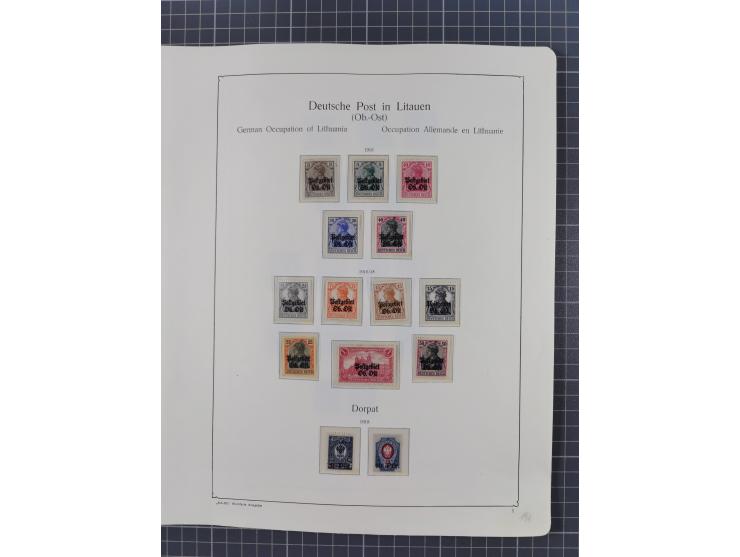 1872/1946, ungebrauchte/postfrische und gestempelte Sammlung ab Deutsches Reich mit besseren, ab 1933 viele postfrische Ausga